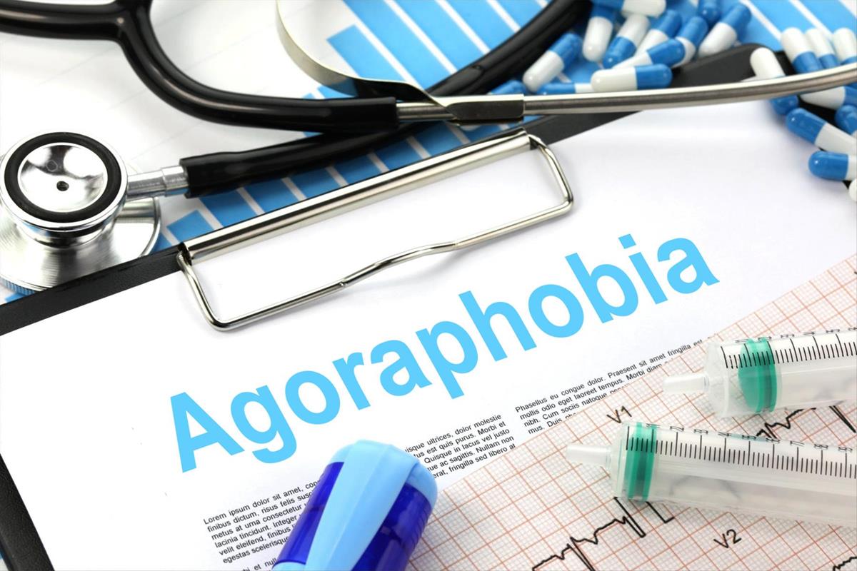 A clipboard which says Agoraphobia